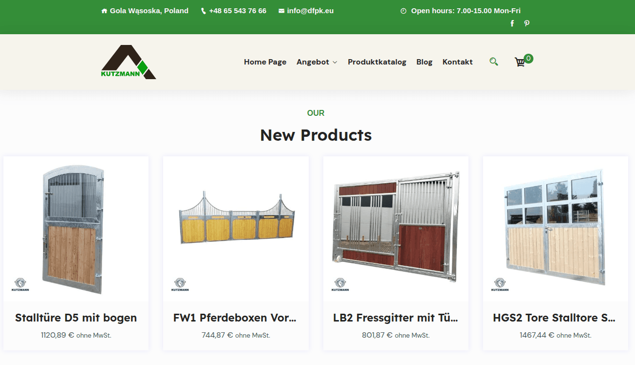 Professional Kutzmann horse boxes